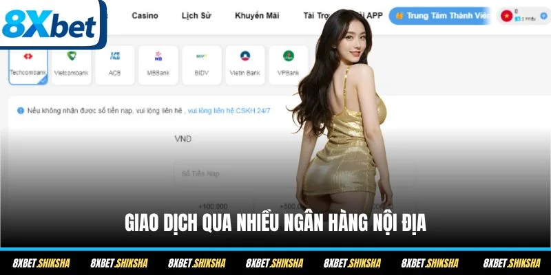 Giao dịch qua nhiều ngân hàng nội địa