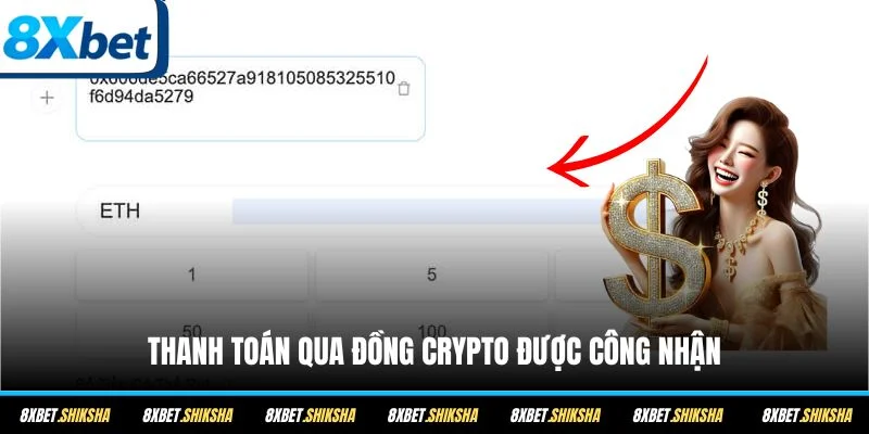 Thanh toán qua đồng Crypto được công nhận